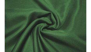 10cm Tischdeckenstoff knitterarm / Polyester-Dekostoff,  Köperbindung, TANNENGRÜN   (Grundpreis €8,00/m)